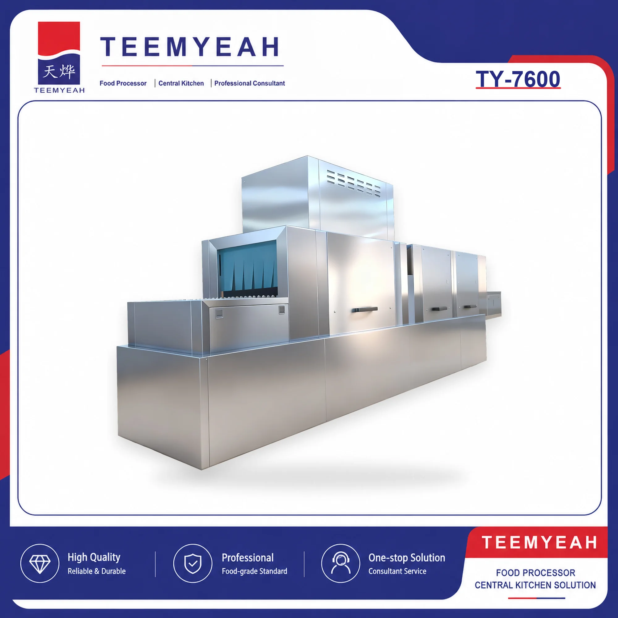 TEEMYEAH TY-7600 fully automated food processing line