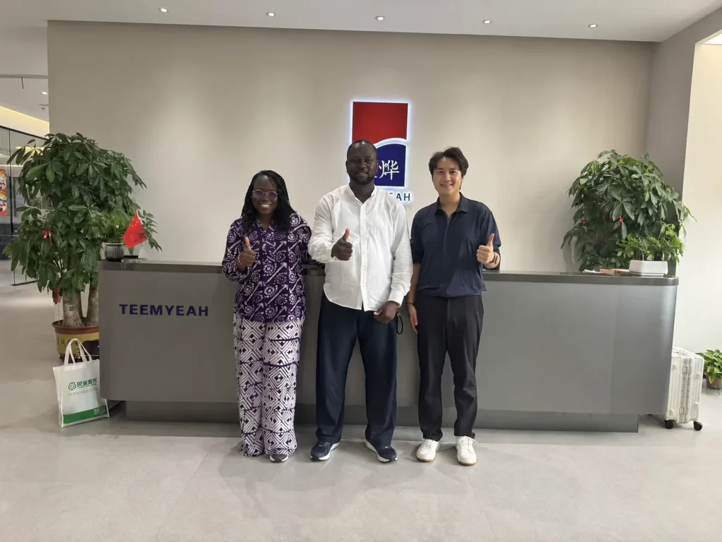 International partners visiting TEEMYEAH for food processing equipment cooperation