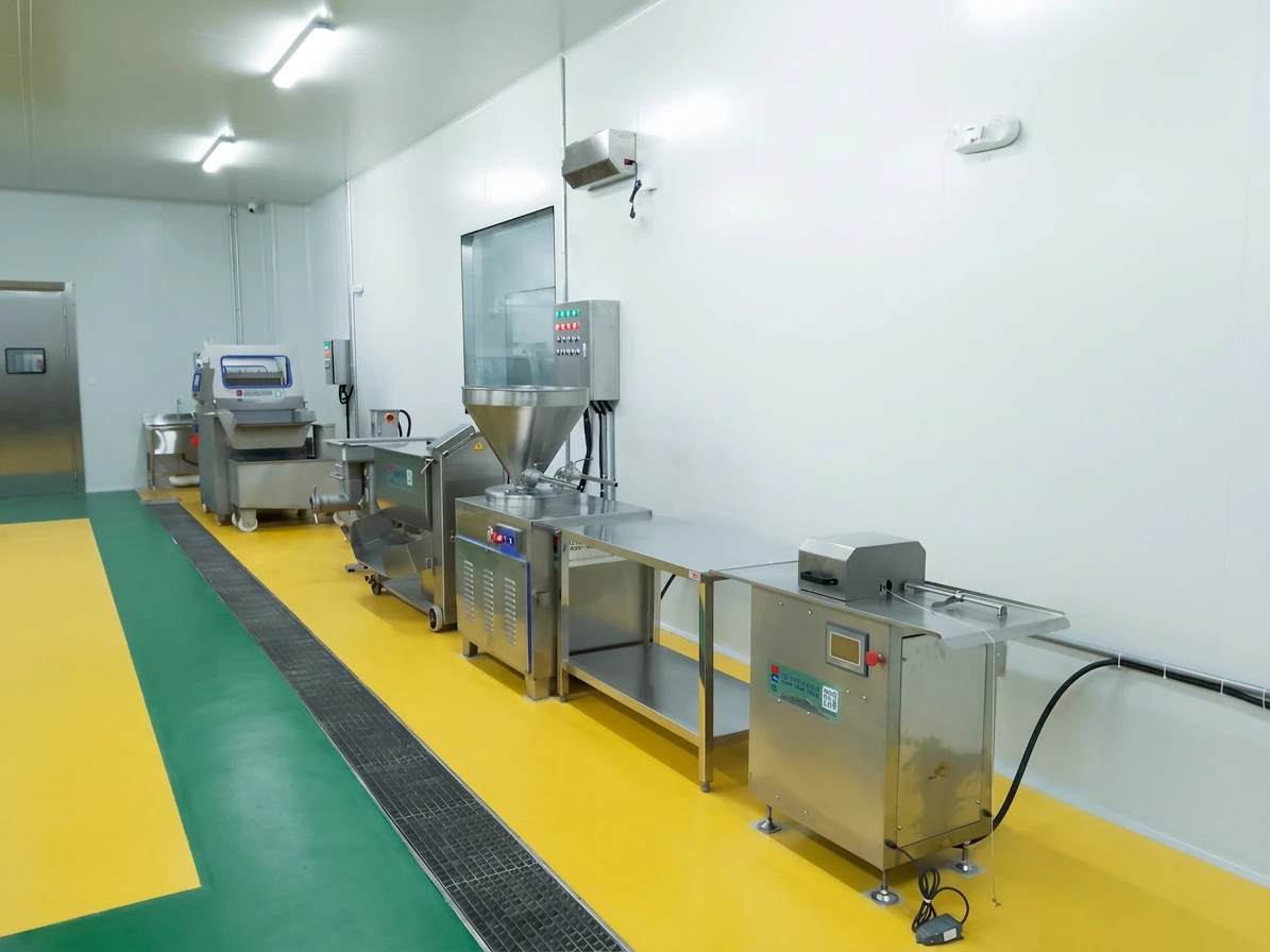 Standalone TEEMYEAH food preparation equipment installed in a clean production room