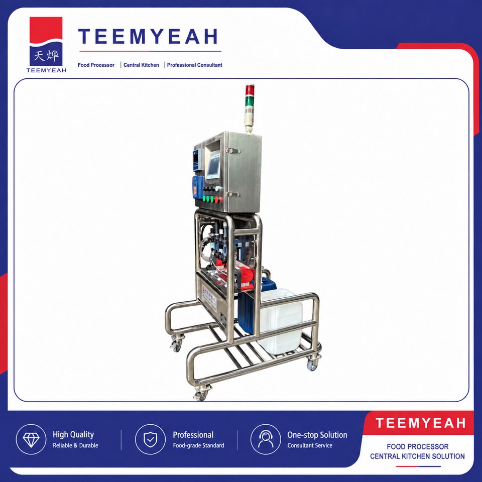 TEEMYEAH TW-8142 sodium hypochlorite dosing system in branded product frame