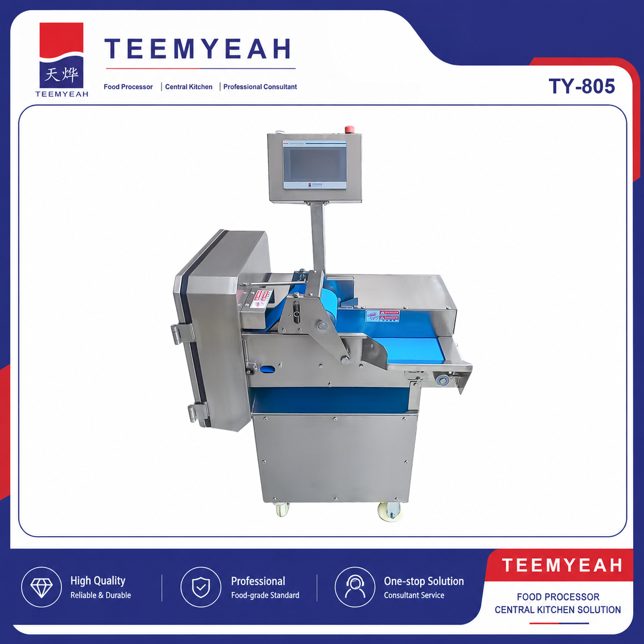 TEEMYEAH TY-805 machine in the official branded product frame