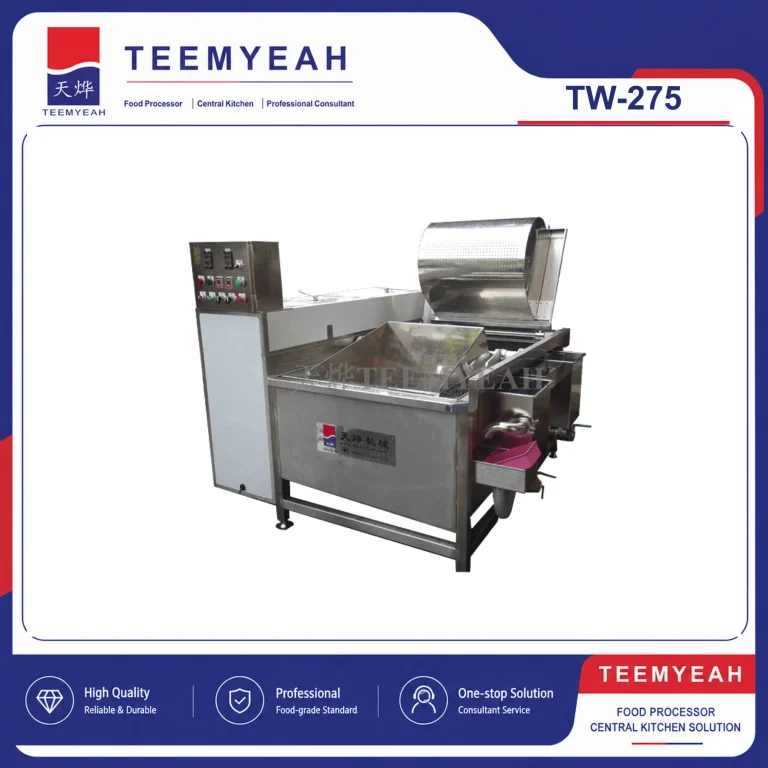 TEEMYEAH TW-275 Two-Tank Tilting Vegetable Washing Line in TEEMYEAH product frame